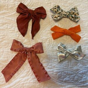 Girl Autumn Bow Bundle-Little Poppy Co Bows